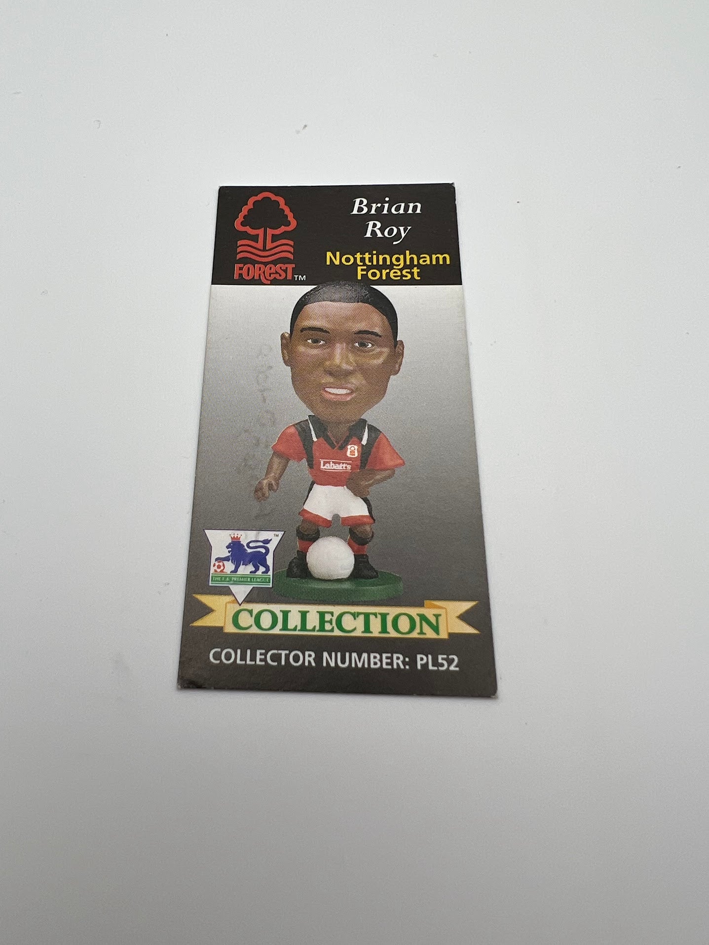 Bryan Roy Collector Card - Notingham Forest - Corinthian Figure Card - PL52