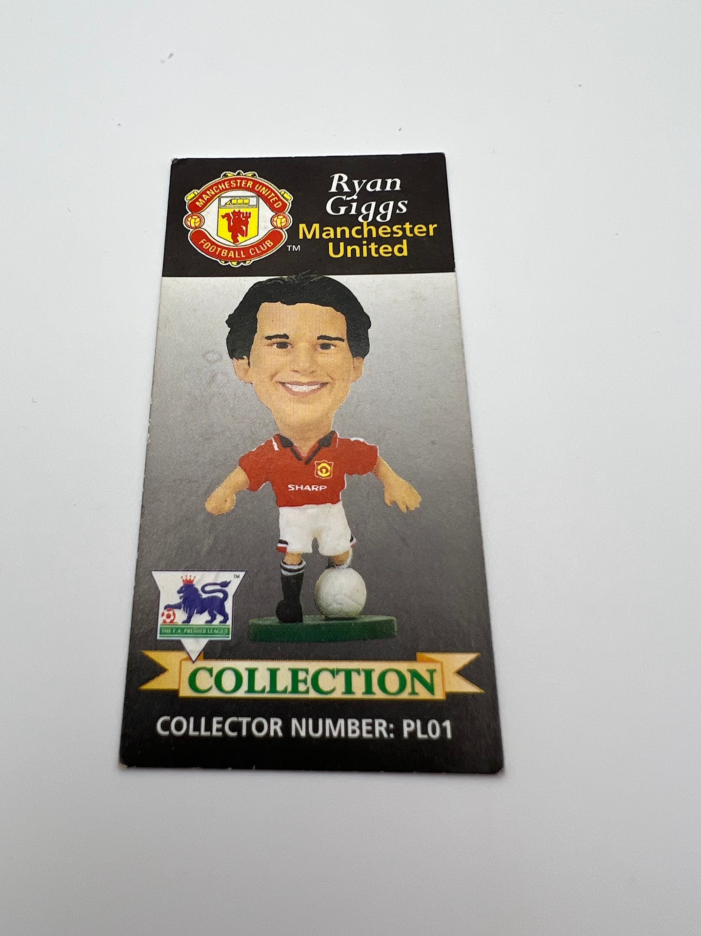 Ryan Giggs Collector Card - Manchester United - Corinthian Figure Card - PL01