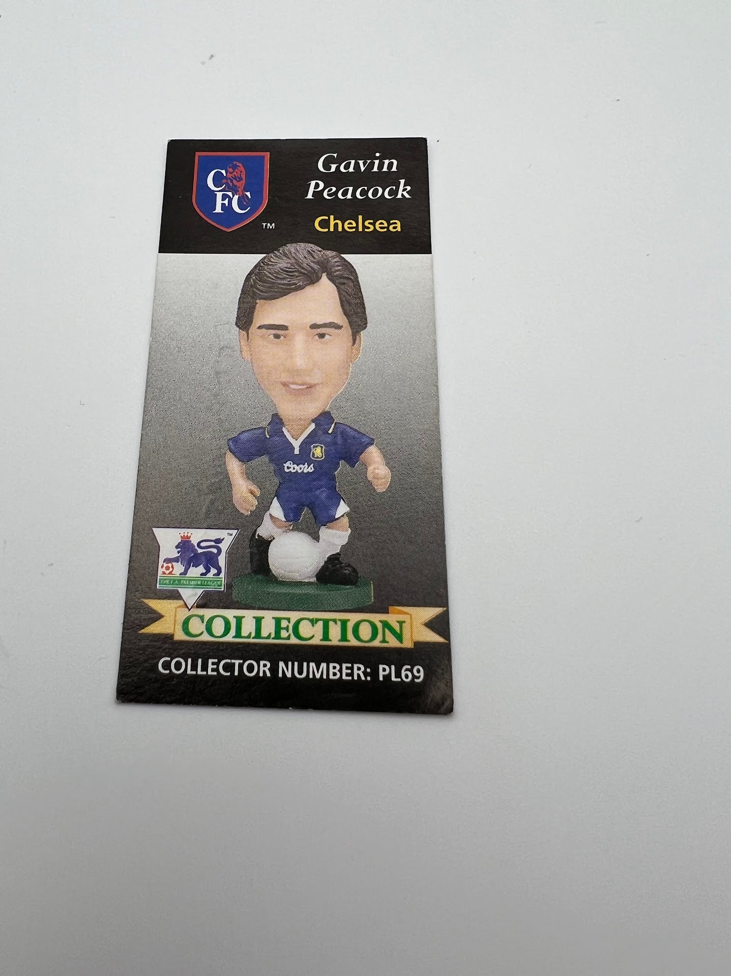 Gavin Peacock Collector Card - Chelsea - Corinthian Figure Card - PL69