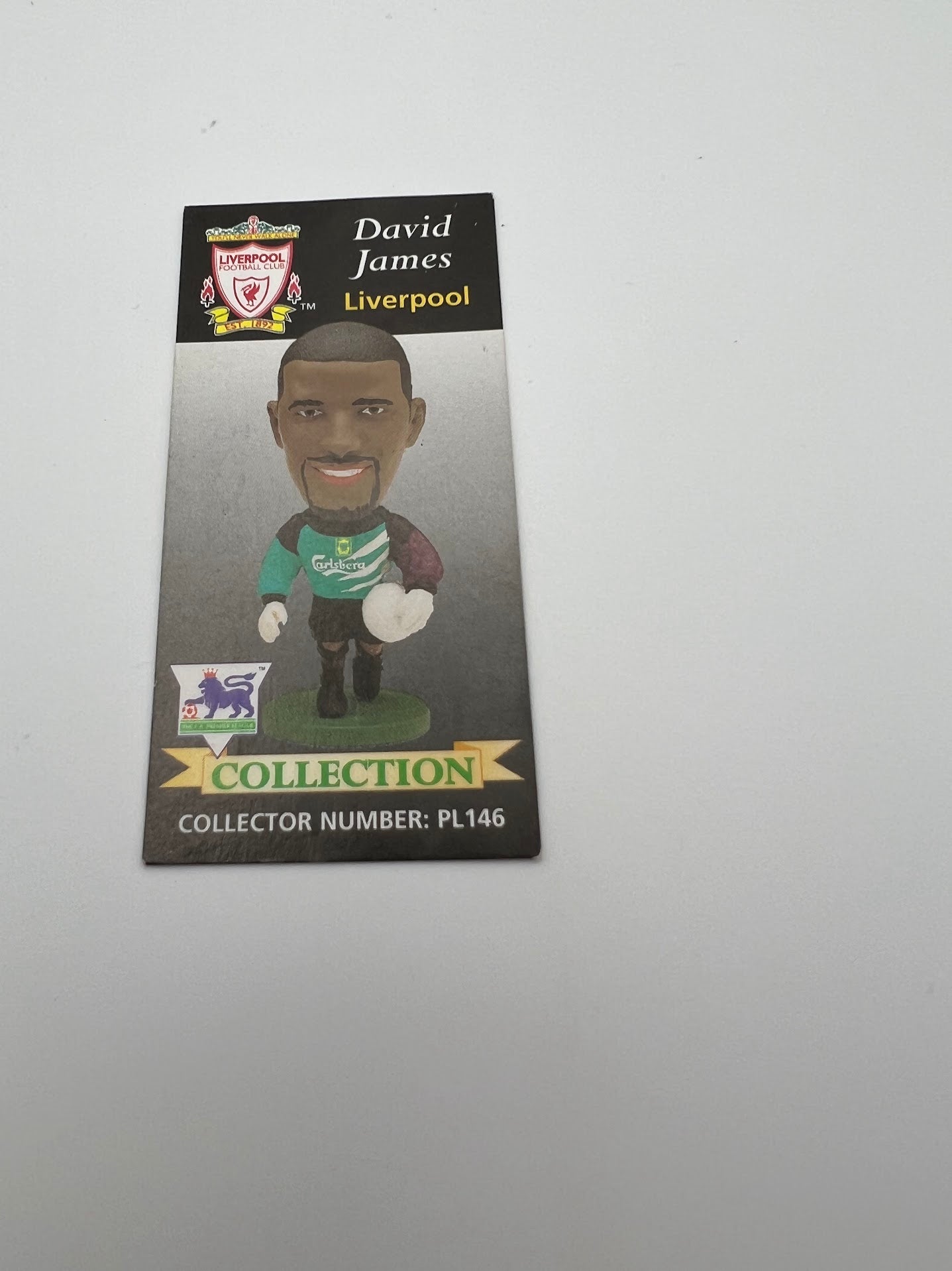 David James Collector Card - Liverpool - Corinthian Figure Card - PL146