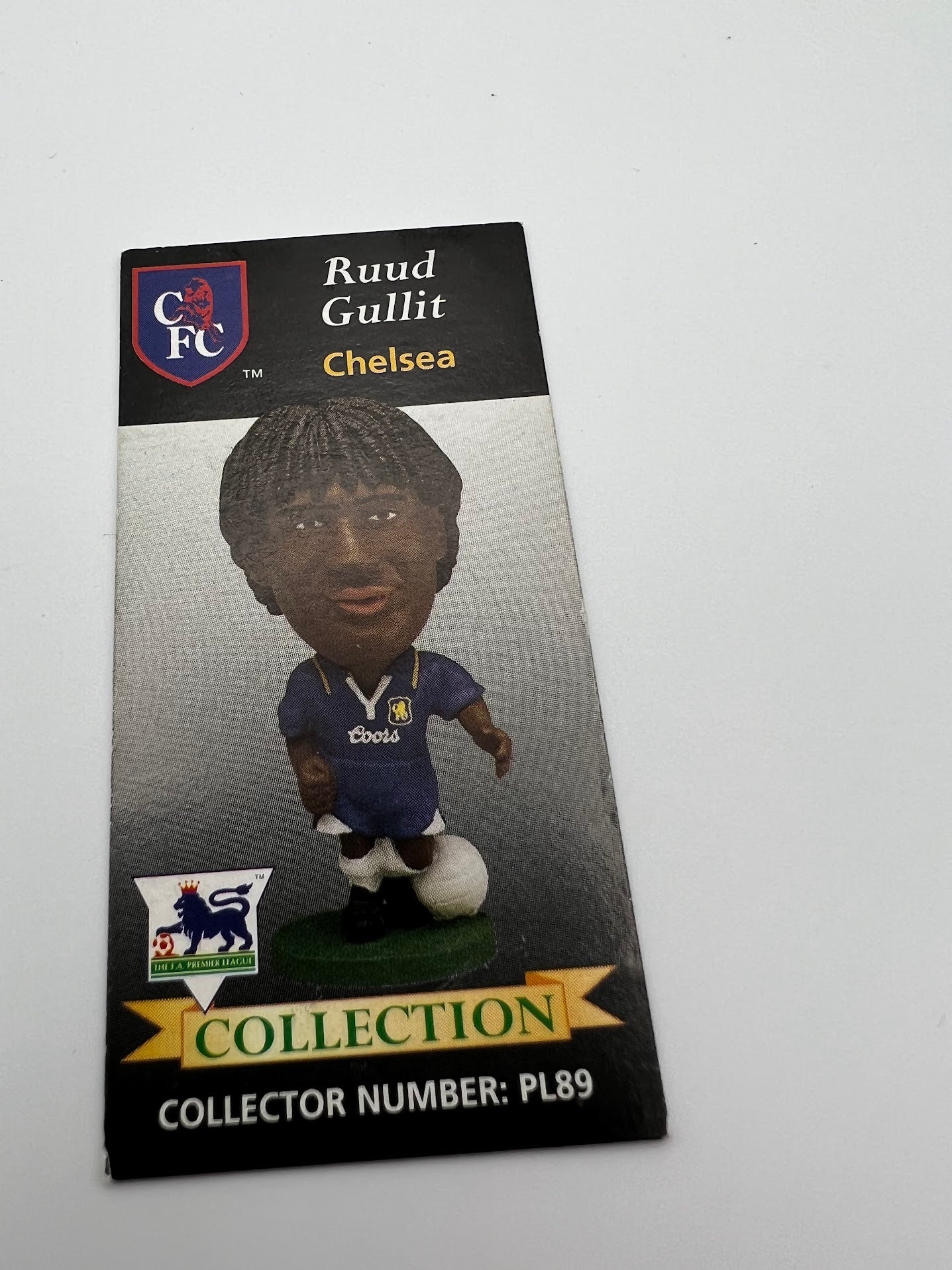 Ruud Gullit Collector Card - Chelsea - Corinthian Figure Card - PL89