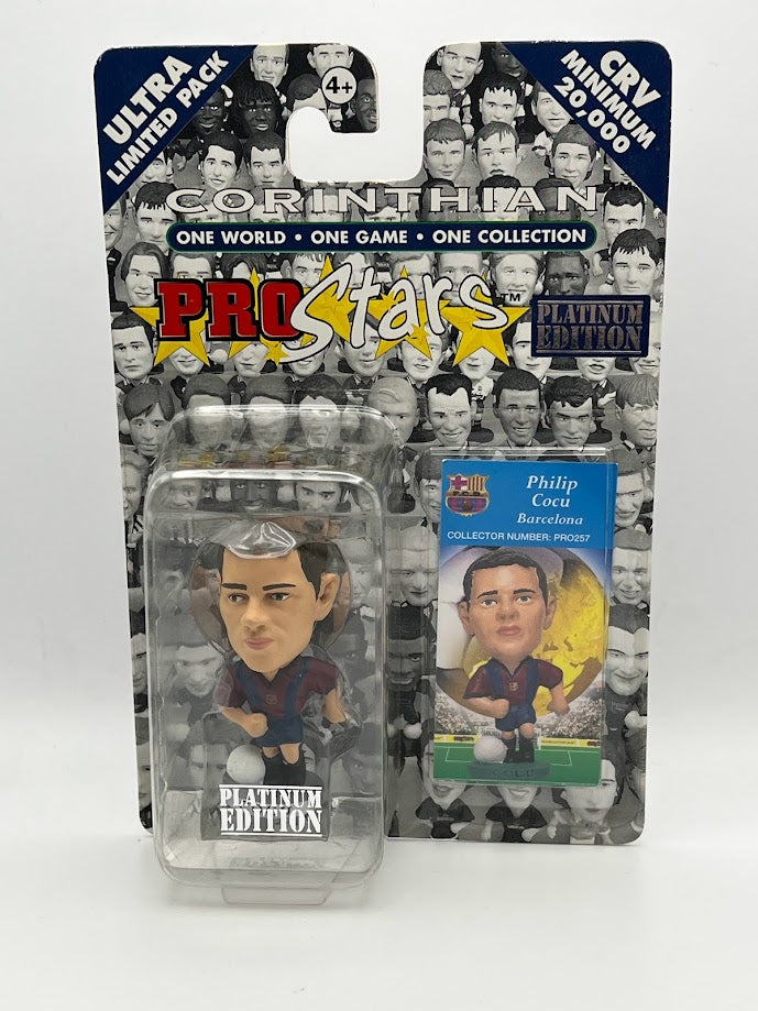 Philip Cocu Corinthian Football Figure - Barcelona - PRO257 - Collectible - Platinum