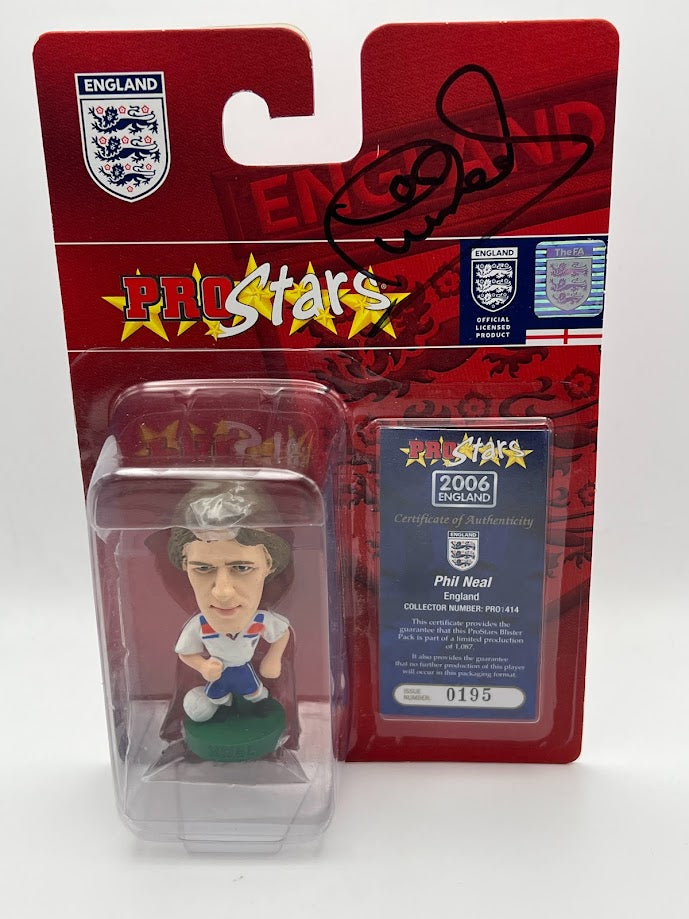 Phil Neal - Autographed Corinthian Football Figure - England - PRO1414 - CONVENTION 2006 SPECIAL GUESTS