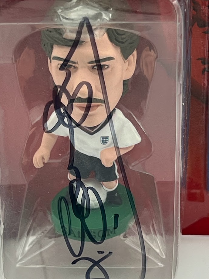 Kenny Sansom - Autographed Corinthian Football Figure - England - PRO1018 - CONVENTION 2004 SPECIAL GUESTS