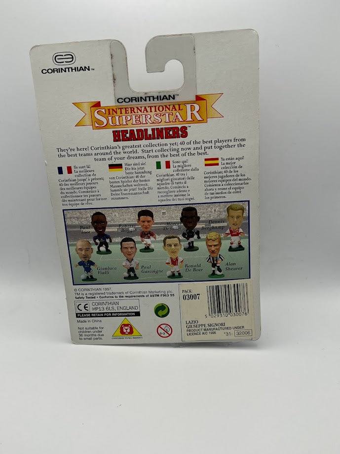 Giuseppe Signori - Corinthian Football Figure - Lazio - SER006 - Collectible