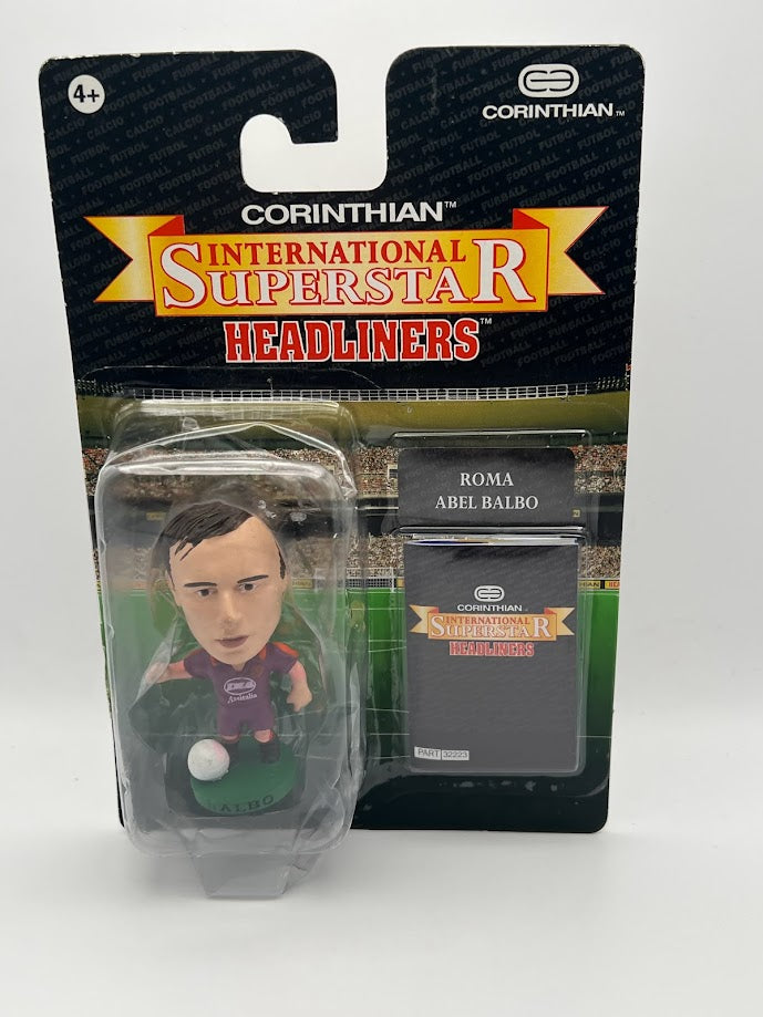 Abel Balbo Corinthian Football Figure - AS Roma - SER025 - Unopened Collectible