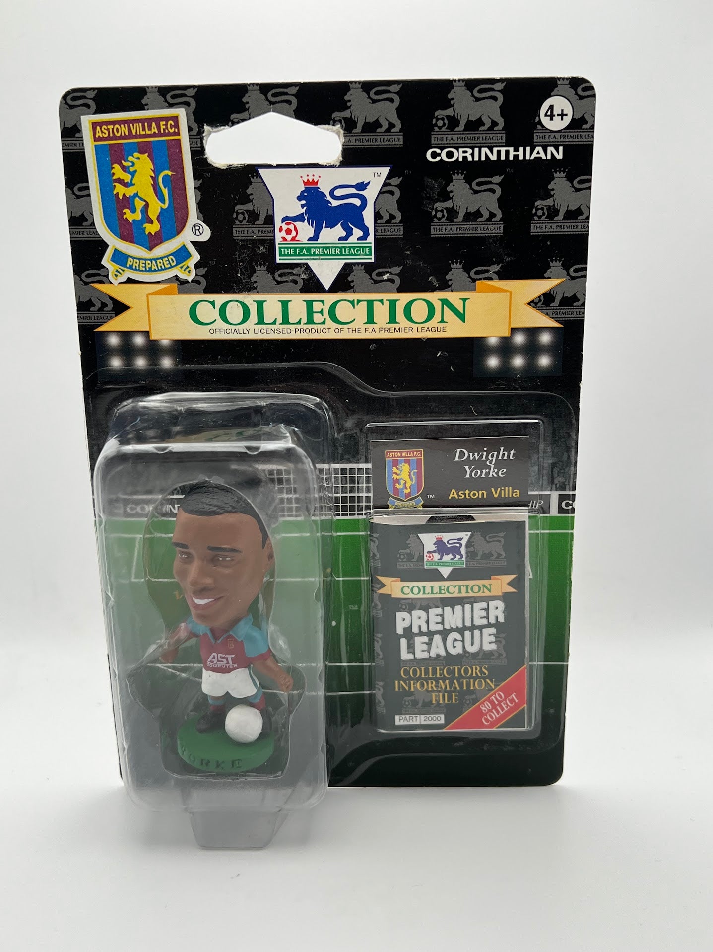 Dwight Yorke #18 Corinthian Football Figure - Aston Villa - PL43 - Collectible