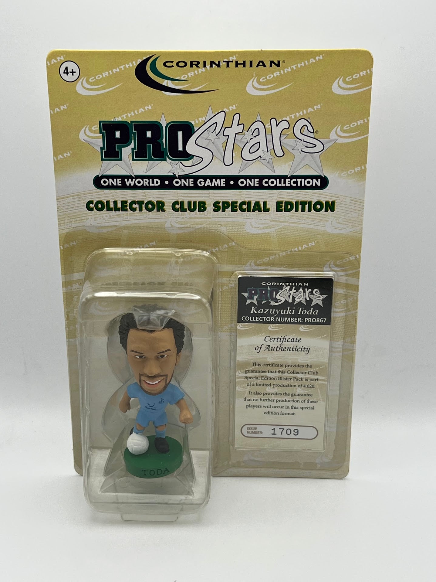 Kazuyuki Toda - Corinthian Football Figure - Tottenham - PRO867 - ProStars Collector Club Special Edition