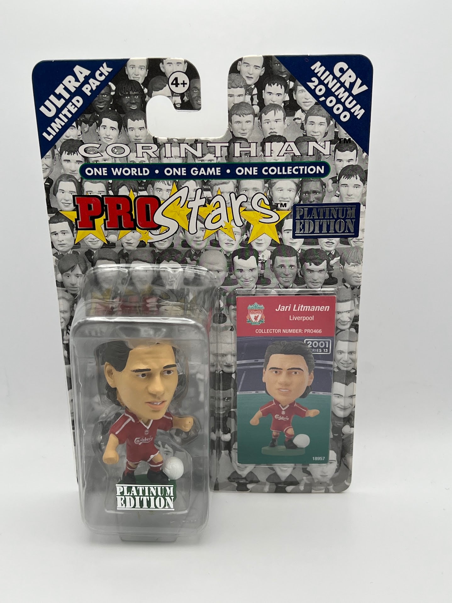 Jari Litmanen - Corinthian Football Figure - Liverpool - PRO466 - Collectible - Series 13 Platinum Edition