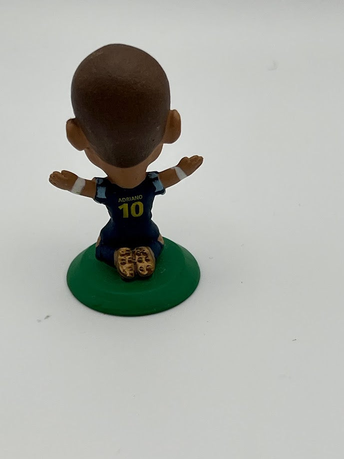 Adriano - Inter Milan Away - Loose Corinthian Figure - MicroStars - Green Base - MC3411