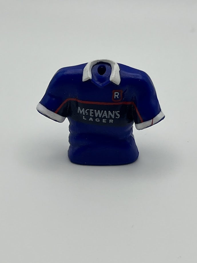 Sugar Puffs 1990's Rangers Miniature Shirt Pencil Topper - Brian Laudrup