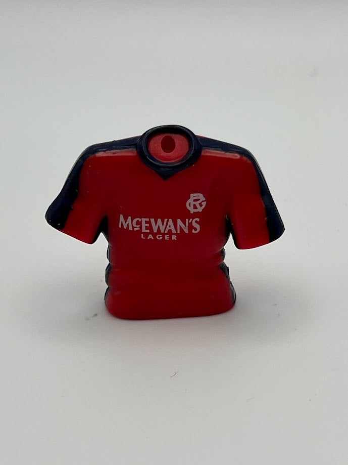 Sugar Puffs 1990's Rangers Away Miniature Shirt Pencil Topper - Arthur Numan