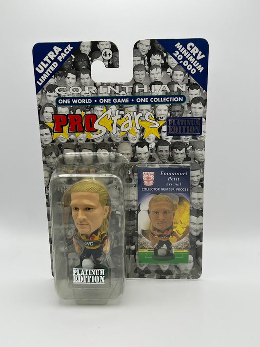 Emmanuel Petit - Corinthian ProStars  Football Figure - Arsenal Away - PRO021 - Collectible - Platinum Edition