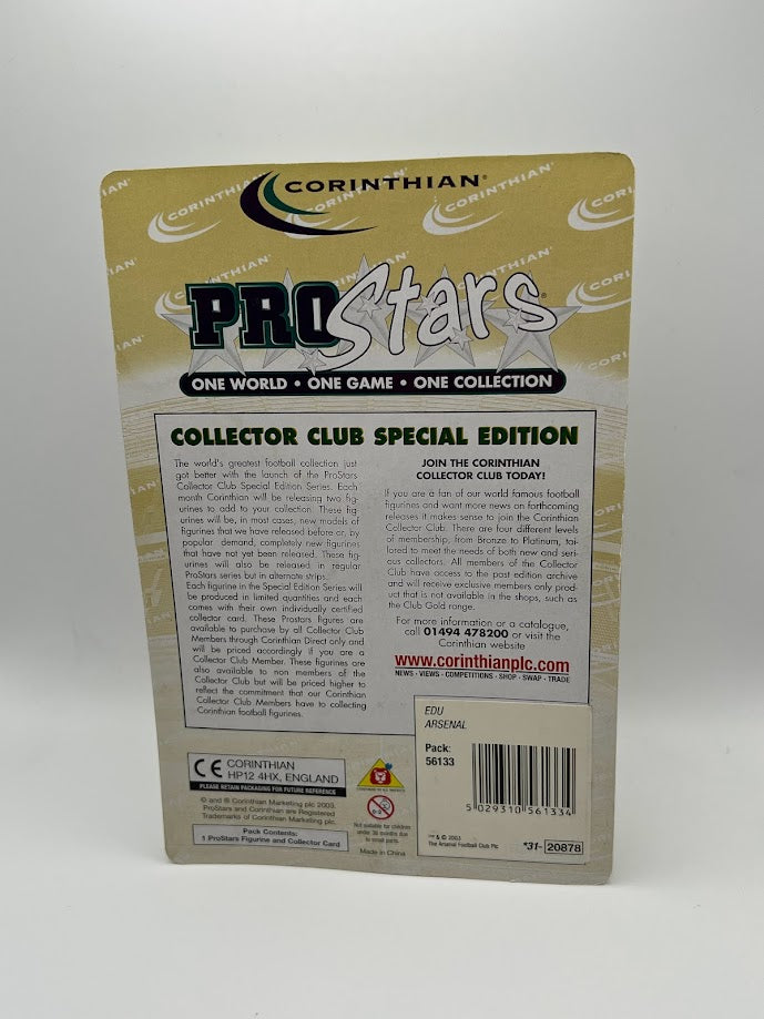 Edu - Corinthian Football Figure - Arsenal Away - PRO728 - ProStars Collector Club Special Edition