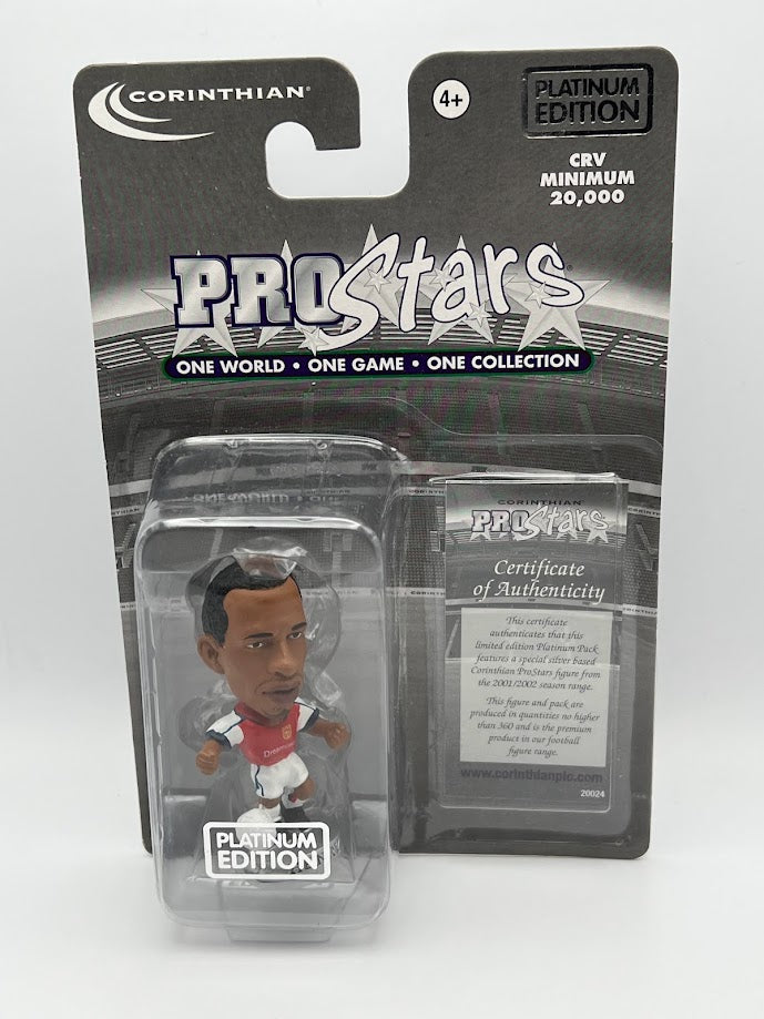 Thierry Henry - Corinthian ProStars Football Figure - Arsenal - PP617 / PRO617 - Collectible - Platinum Edition