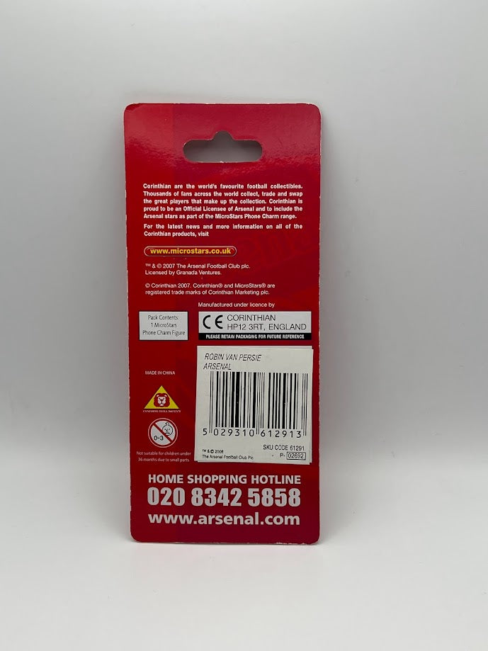 Robin Van Persie - Unopened Arsenal Corinthian Figure Phone Charm/Keyring - MicroStars