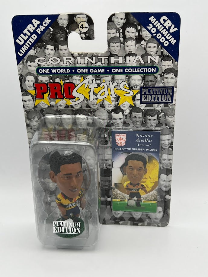 Nicolas Anelka - Corinthian ProStars  Football Figure - Arsenal Away - PRO065 - Collectible - Platinum Edition