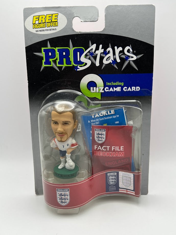 David Beckham - Corinthian ProStars Football Figure - England - PR112 - Collectible - Quiz Game