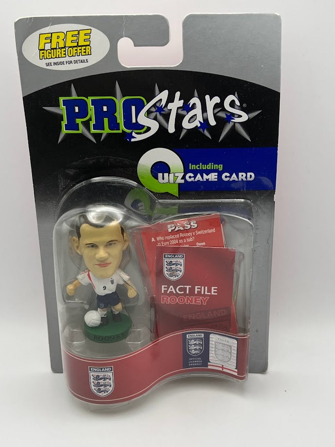 Wayne Rooney - Corinthian ProStars Football Figure - England - PR120 - Collectible - Quiz Game