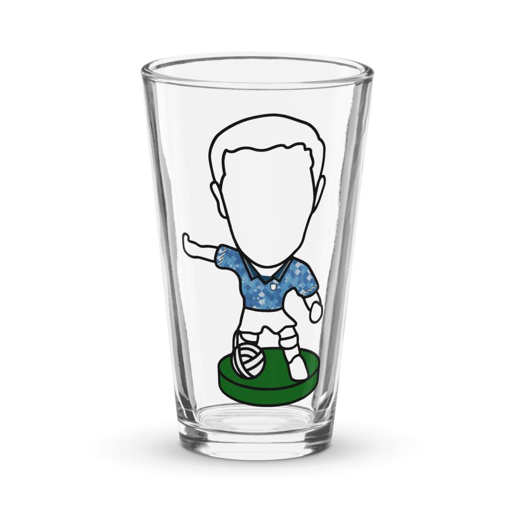 England Blue Away 1990 Inspired Shaker Pint Glass