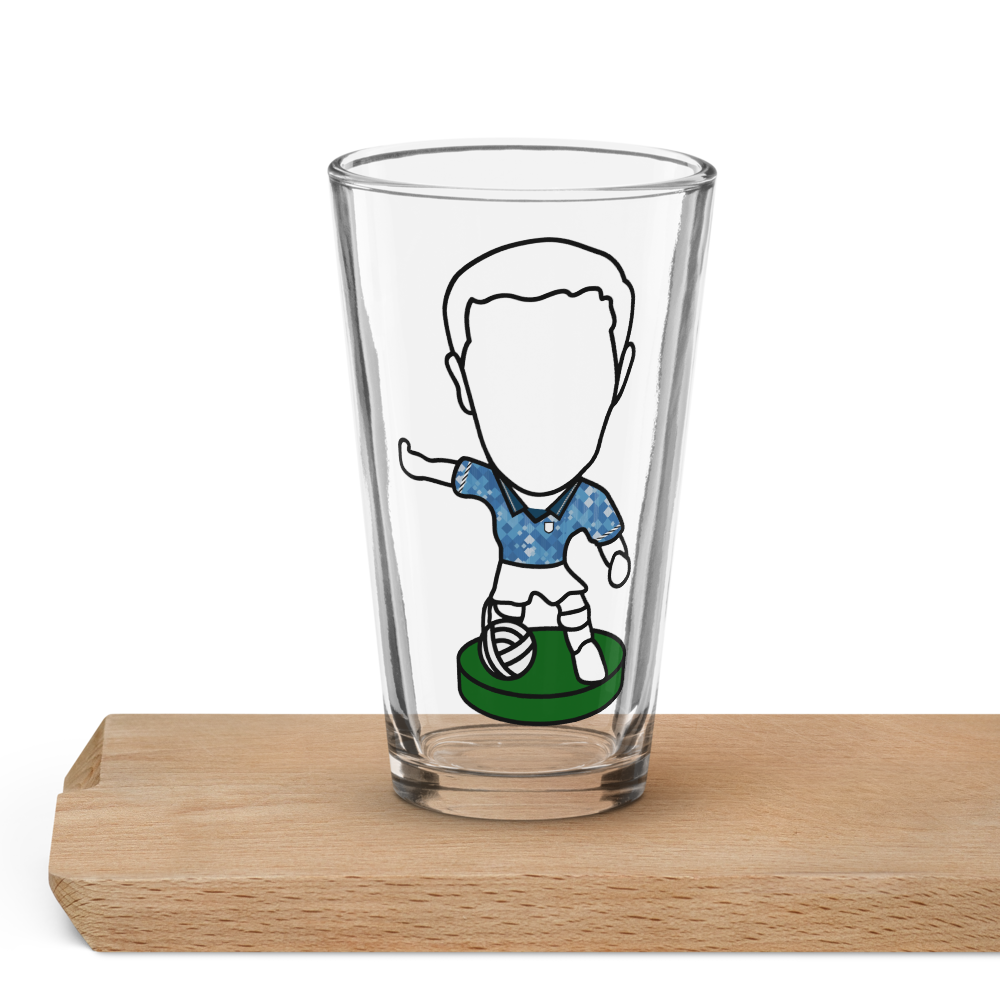 England Blue Away 1990 Inspired Shaker Pint Glass